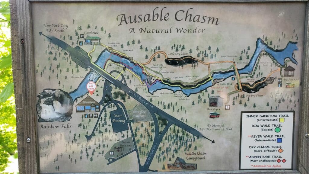 Ausable Chasm Trails Map New One 02 1024x576 