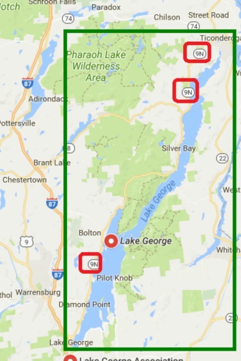 Map Of Lake George In New York 768x1152 
