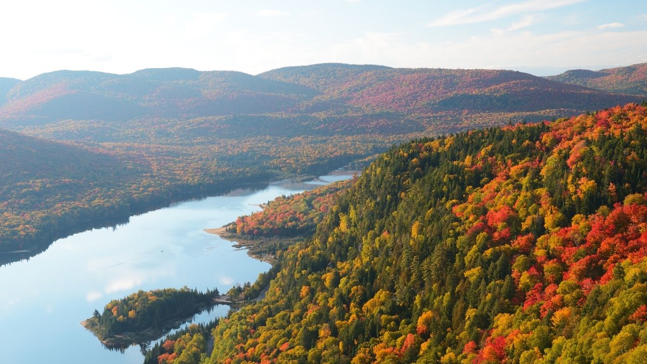 mont tremblant national park scenic view