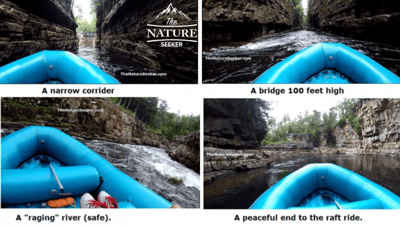 rafting and kayaking at ausable chasm