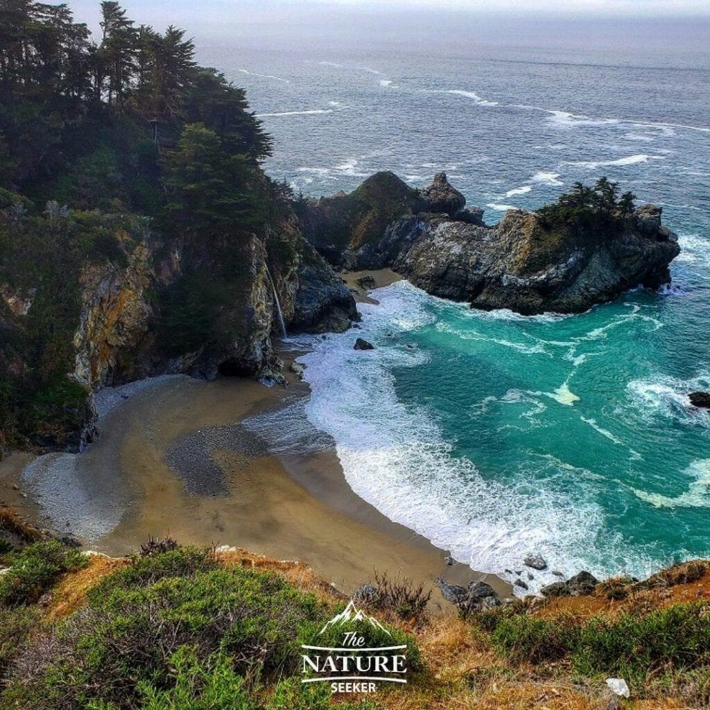 beautiful view of mcway falls at big sur 02