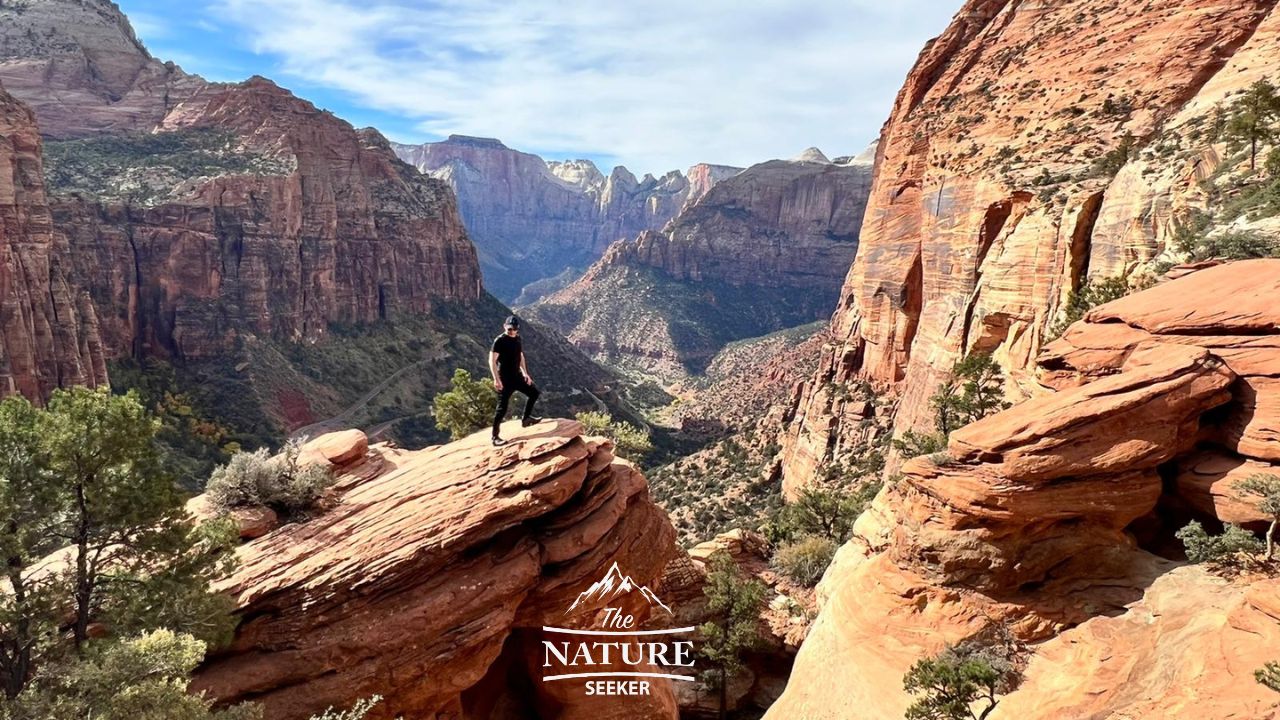 best hikes near las vegas canyon overlook in zion national park