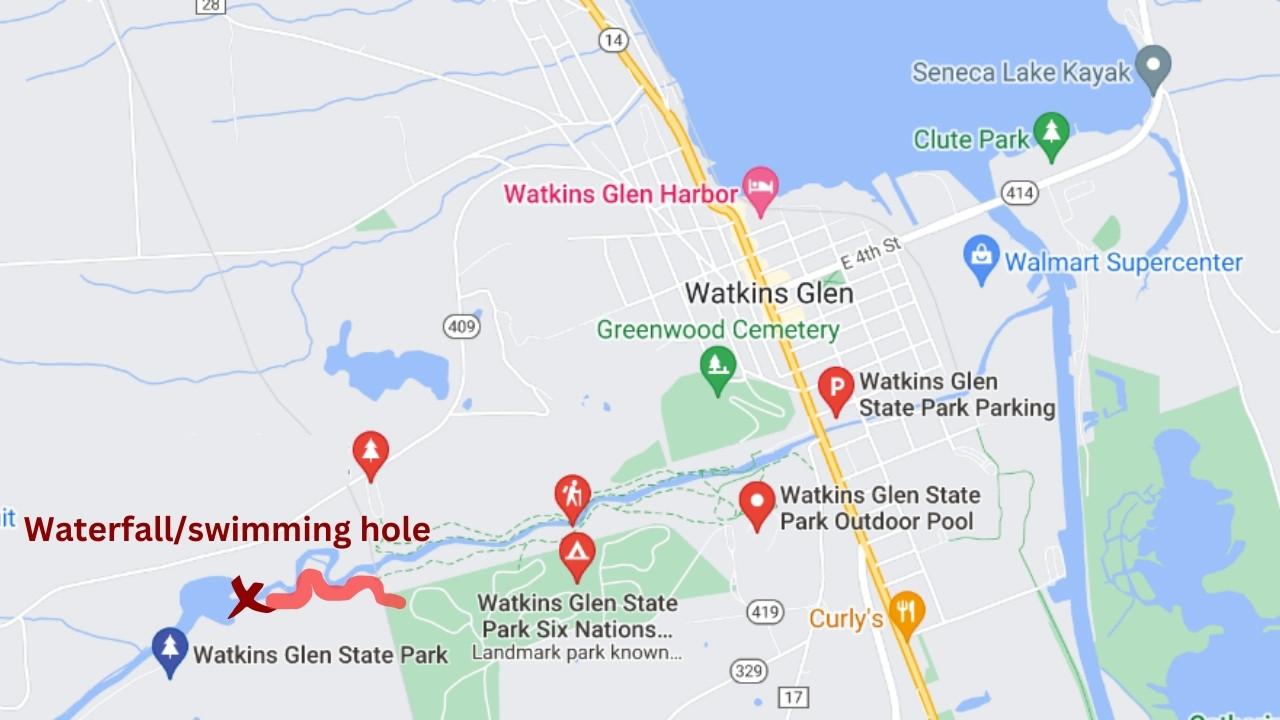 watkins glen state park map swimming hole 07