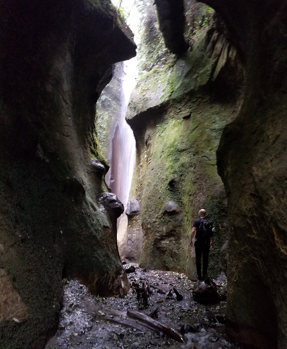 sombrio beach hidden waterfall vancouver island