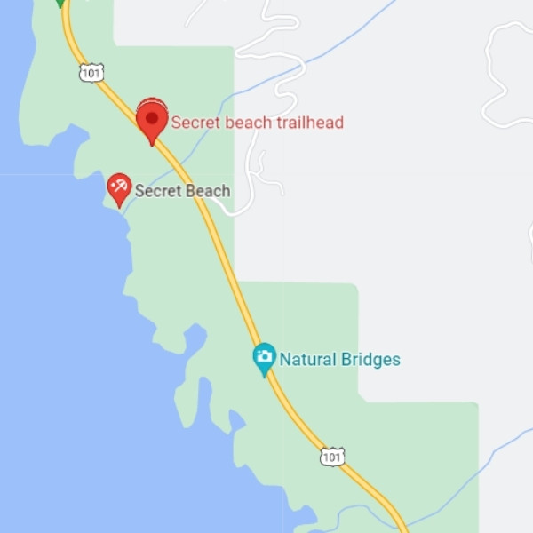 secret beach oregon trailhead map 01