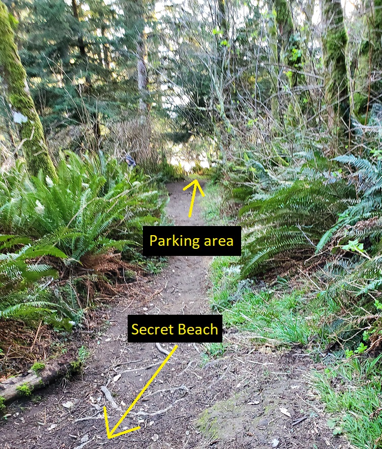 secret beach trail