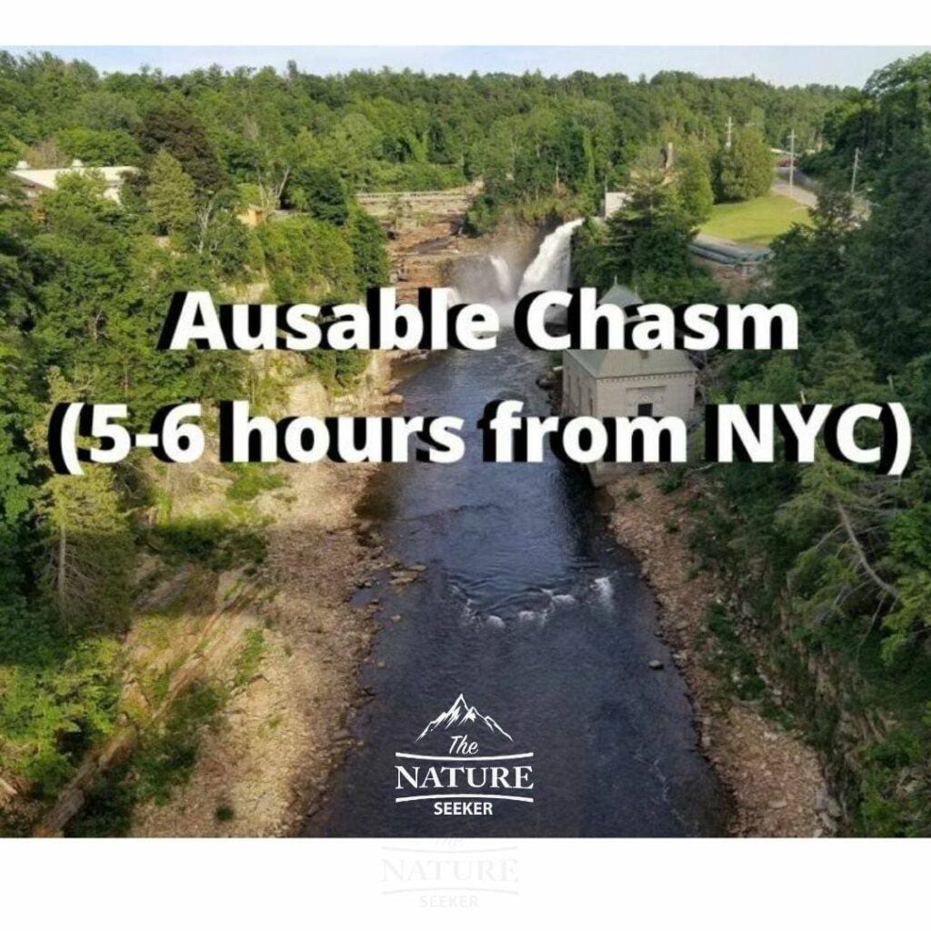 ausable chasm hiking adventures new york