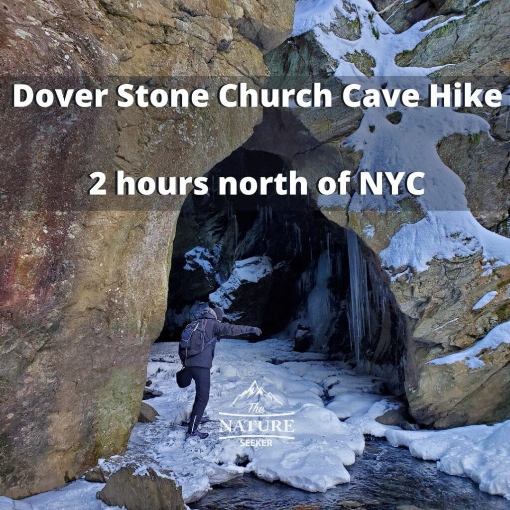 dover stone church cave hike near nyc