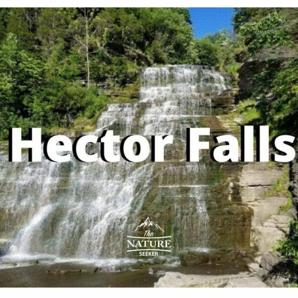 hector falls located in finger lakes new york state