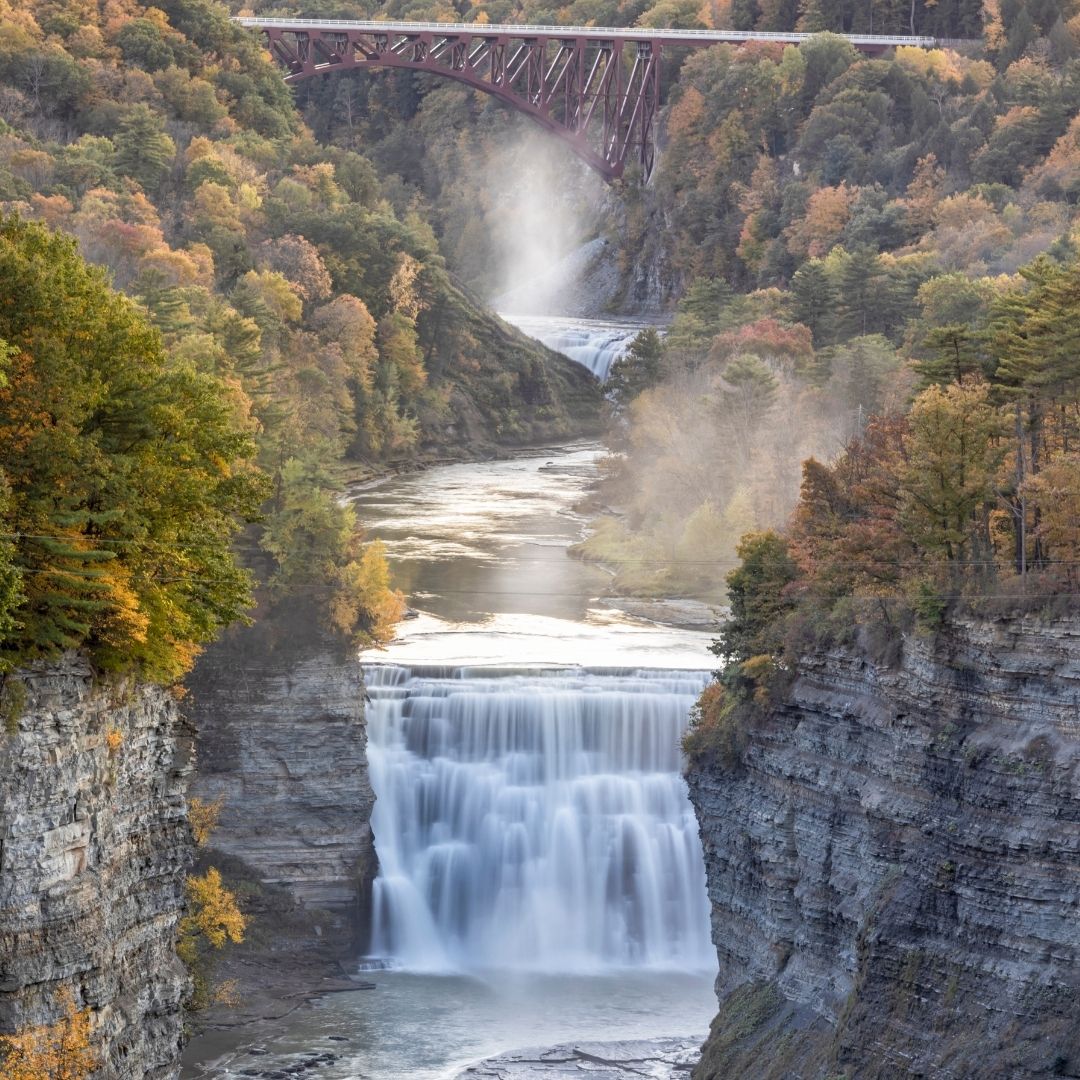 new york state hiking waterfalls