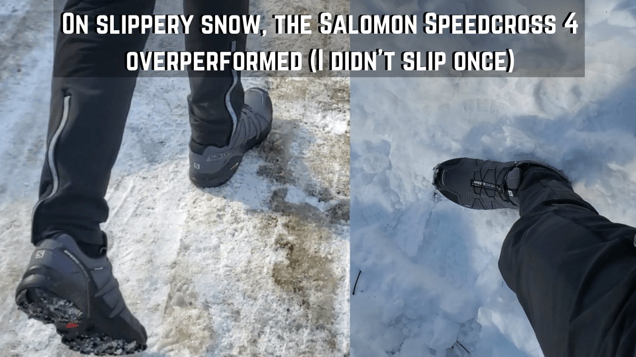 salomon speedcross 4 icy terrain test