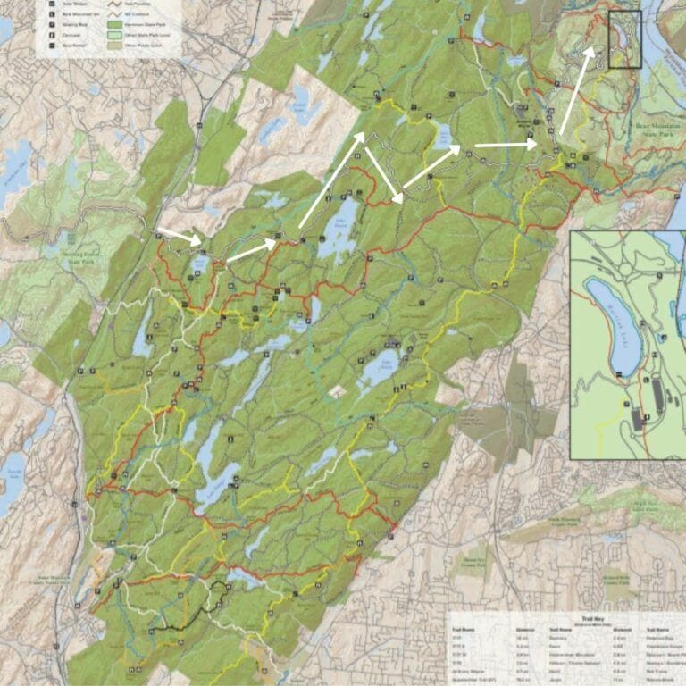 14 Awesome Things to do in Harriman - Appalachian Trail At Harriman State Park Map 04 768x768