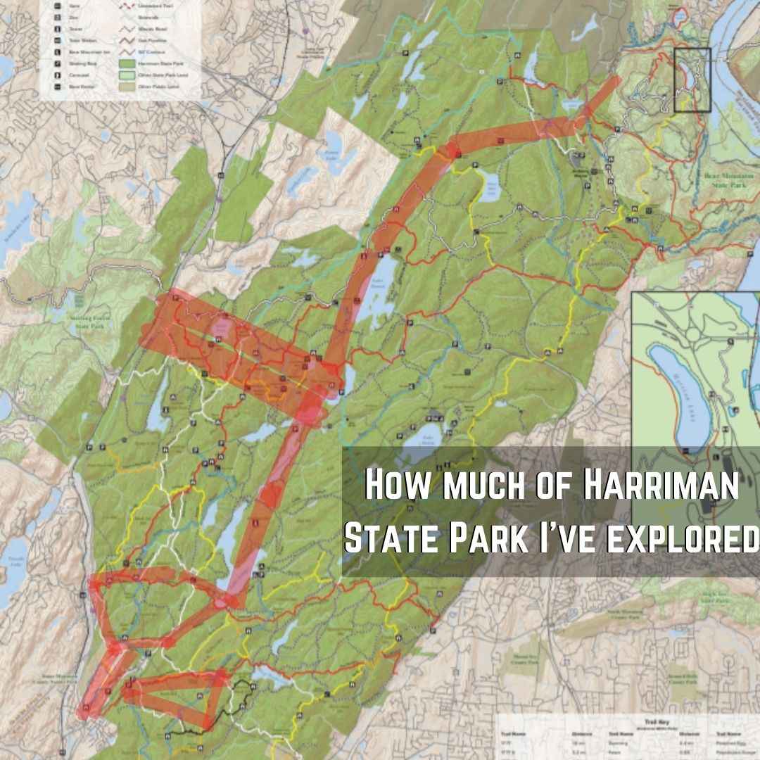 Harriman hiking map hotsell