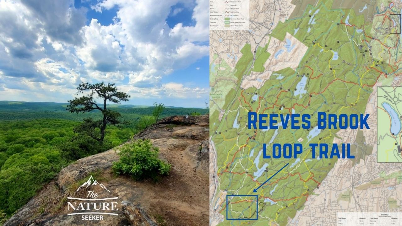 reeves brook loop trail harriman state park map location 03