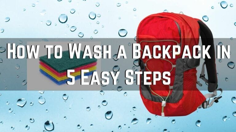 How to Wash a Backpack in 5 Easy Steps