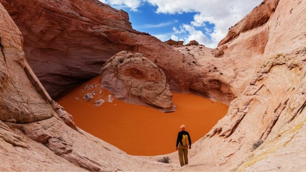 Red breaks and Cosmic Ashtray hike in grand staircase escalante