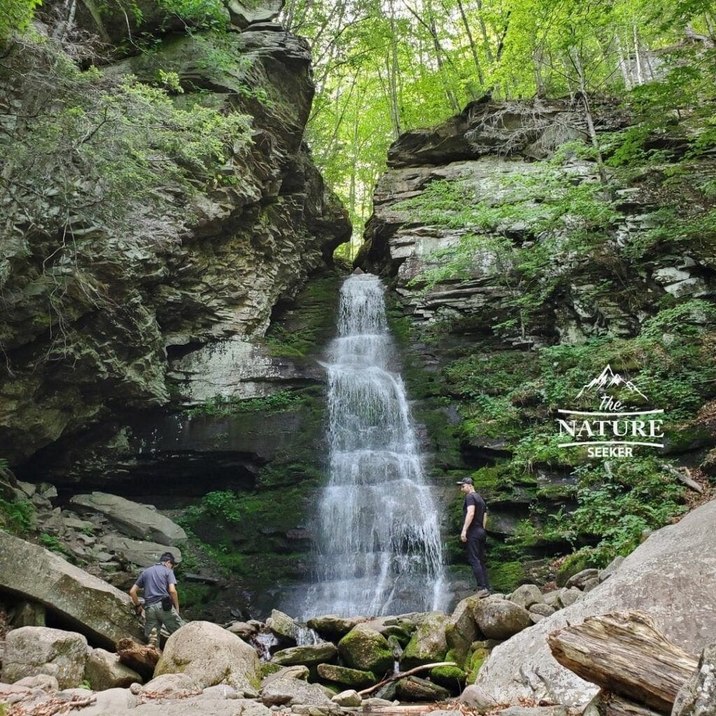 buttermilk falls near peekamoose blue hole