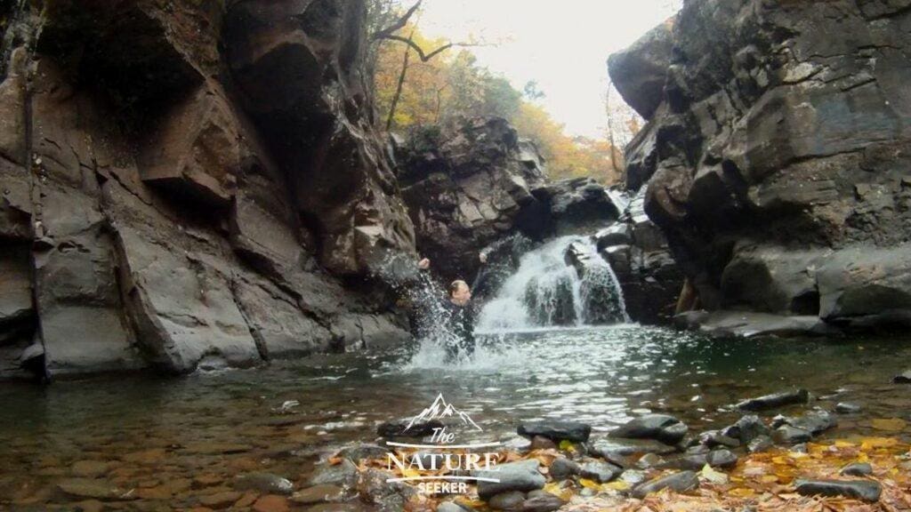 fawns leap falls catskill mountains