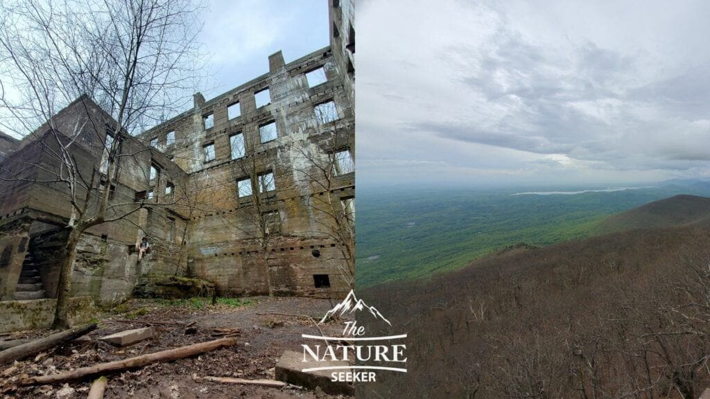 Overlook Mountain Trail ny hike in catskills