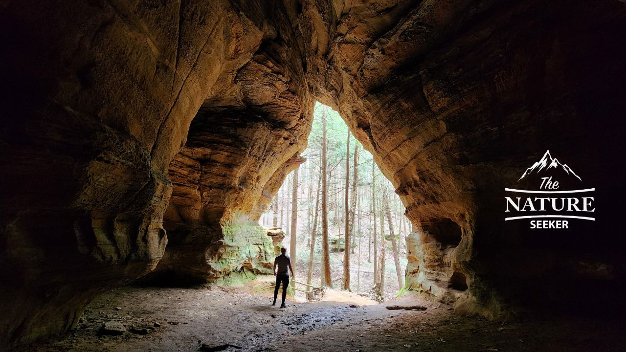 chapel cave and twin falls hocking hills state park 01