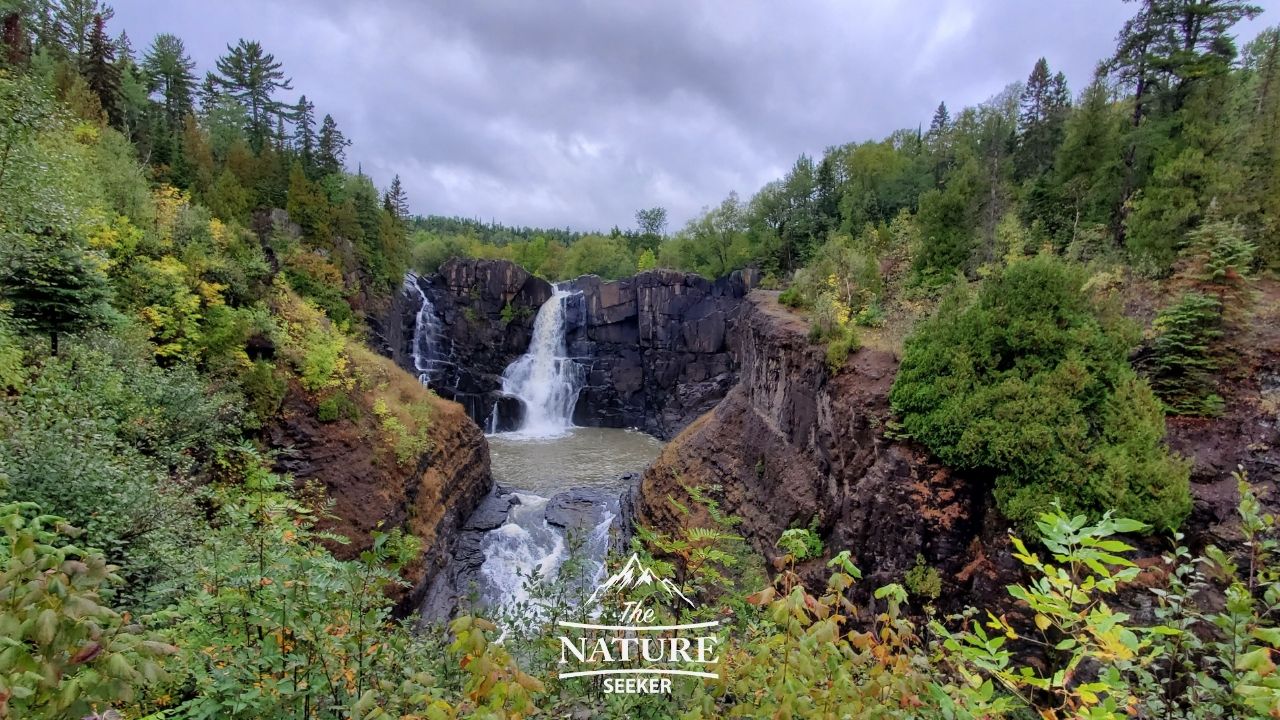 North Shore Minnesota grand portage state park waterfall