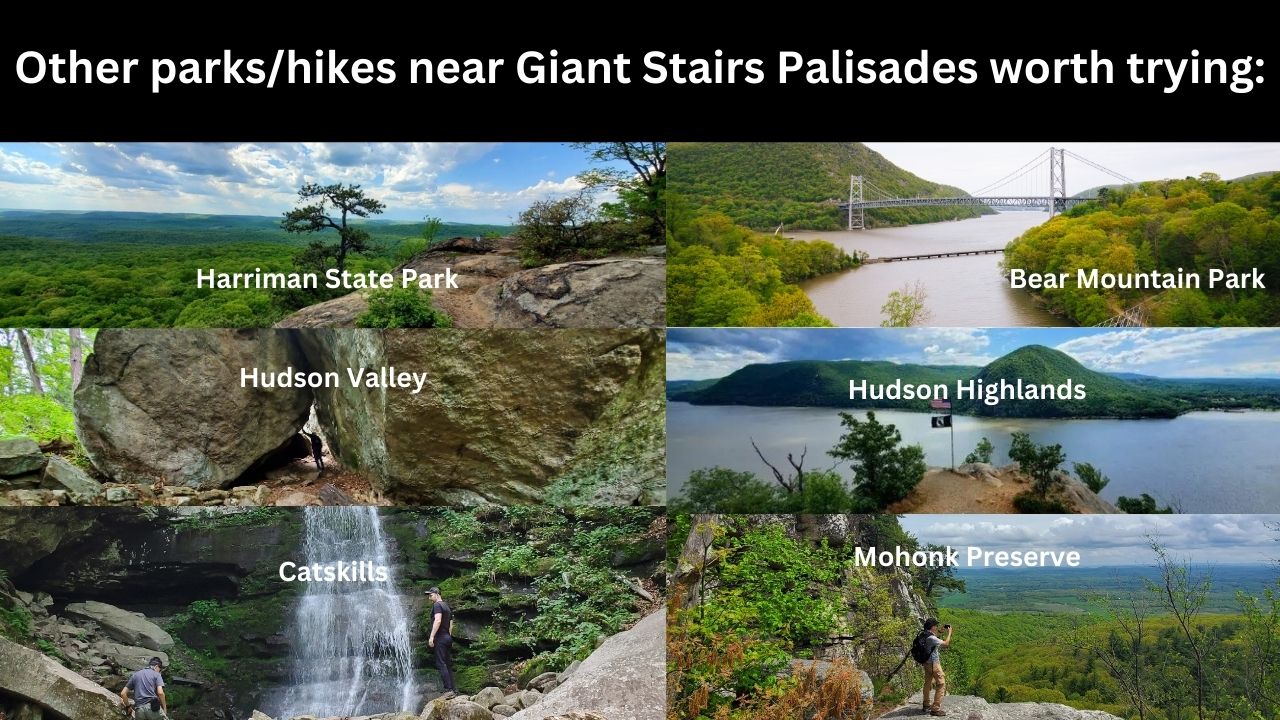 giant steps palisades hikes nearby