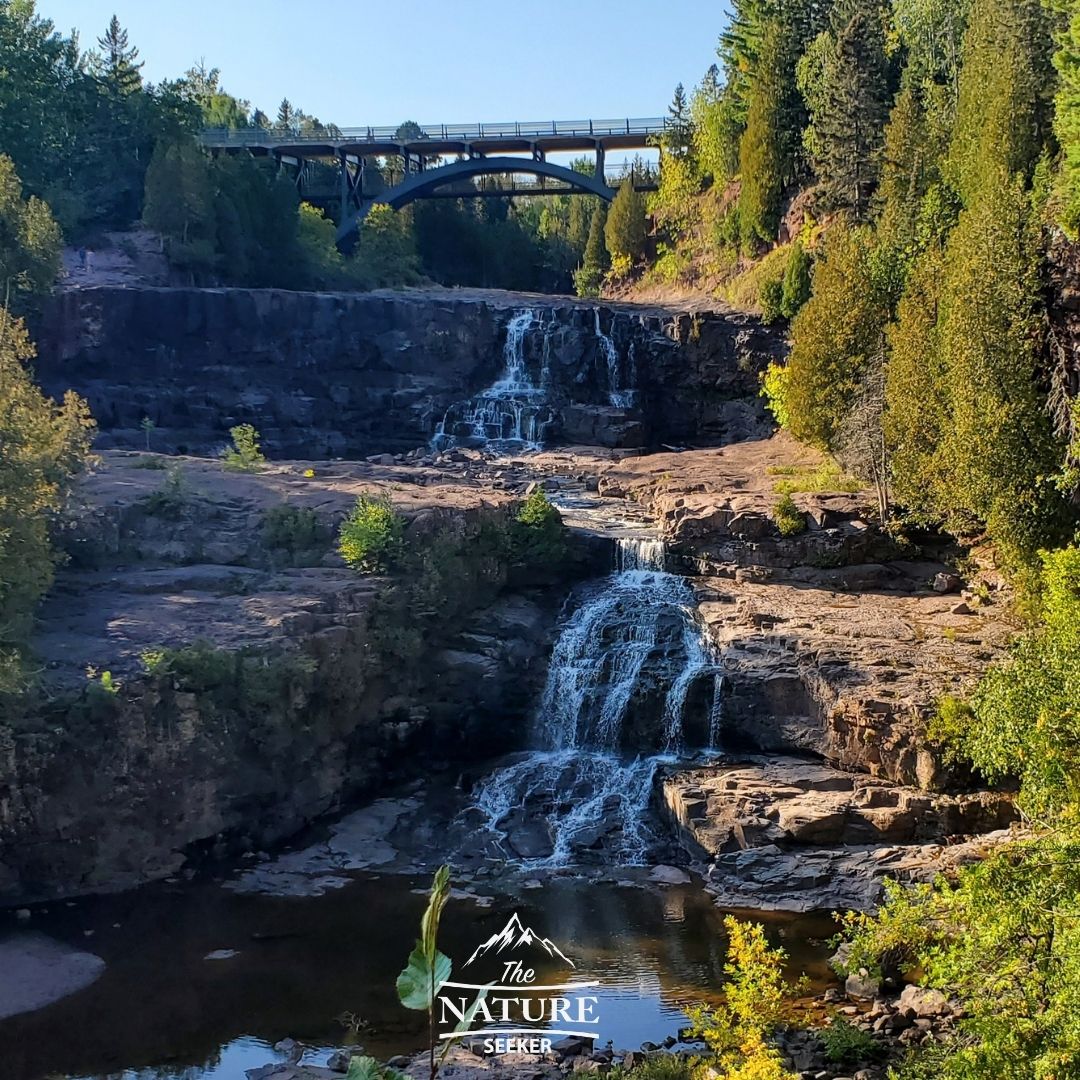 gooseberry falls falls near duluth mn