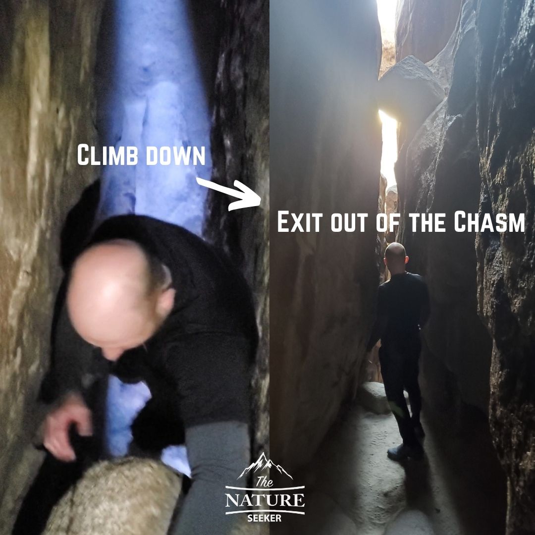 exiting chasm of doom cave 02