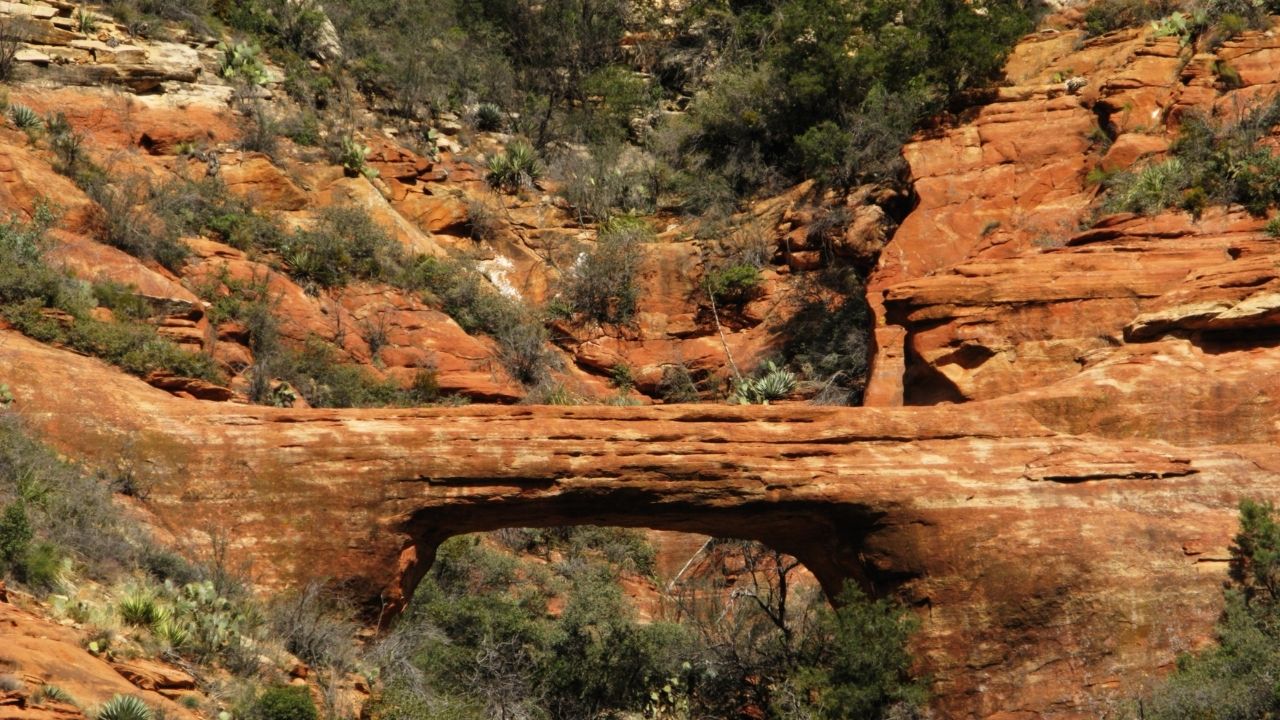 vultee arch alternate hike to devils bridge sedona