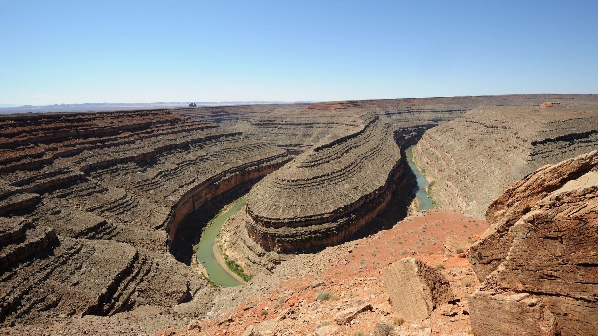 Goosenecks State Park utah outside monument valley