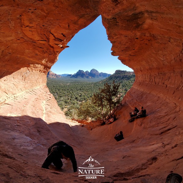 birthing cave hike sedona new 08