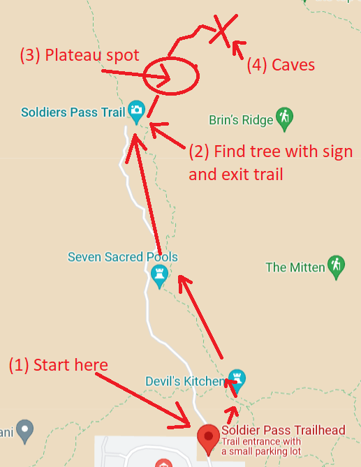 soldiers pass cave trail map 03