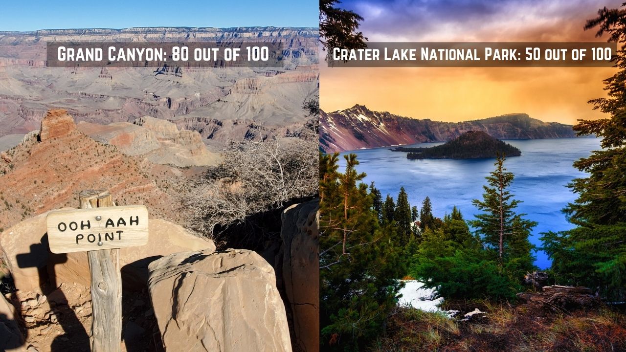 grand canyon national park vs crater lake 01