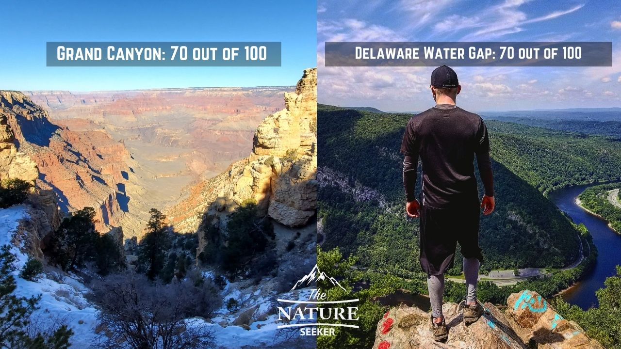 grand canyon national park vs delaware water gap 01