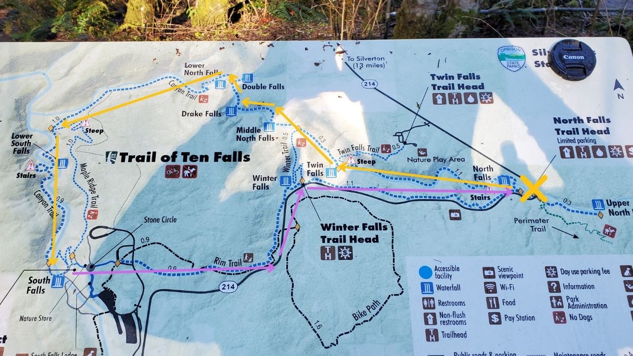 trail of ten falls loop map