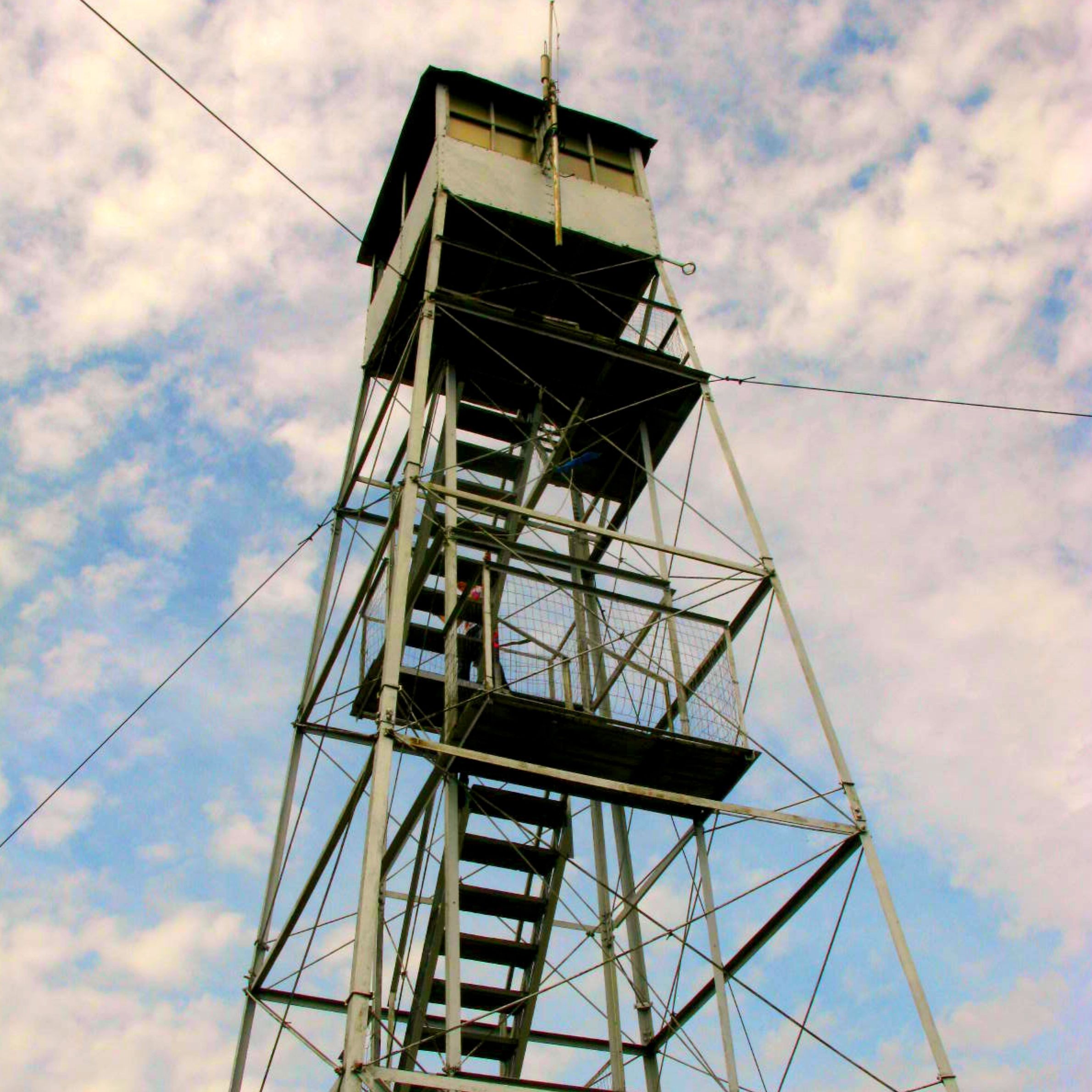 Hadley Mountain fire tower hike new york 07