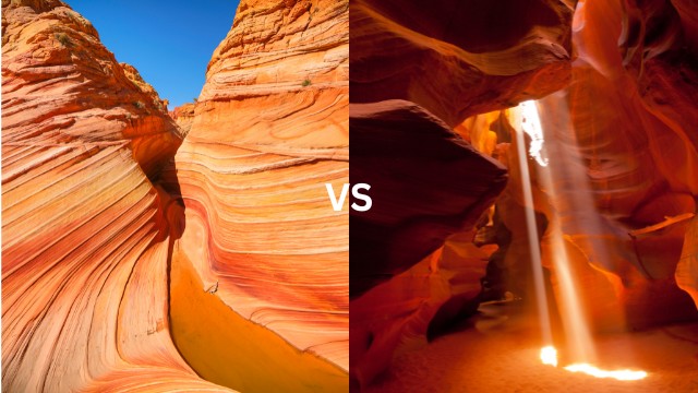 antelope canyon vs the wave 02