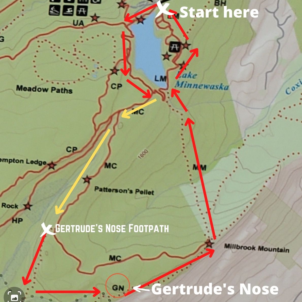 gertrudes nose trail map 02