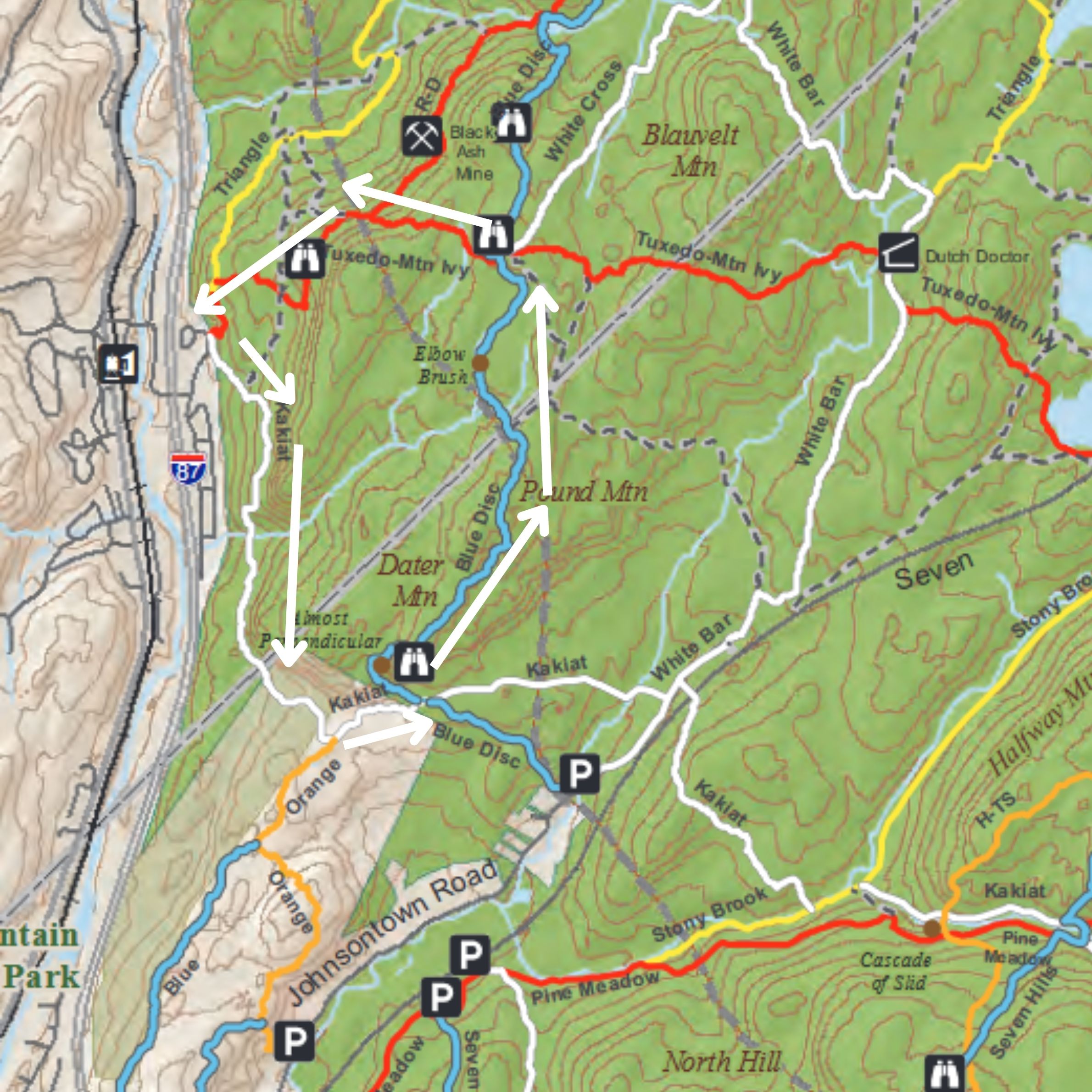 kakiat trail western side loop option 03