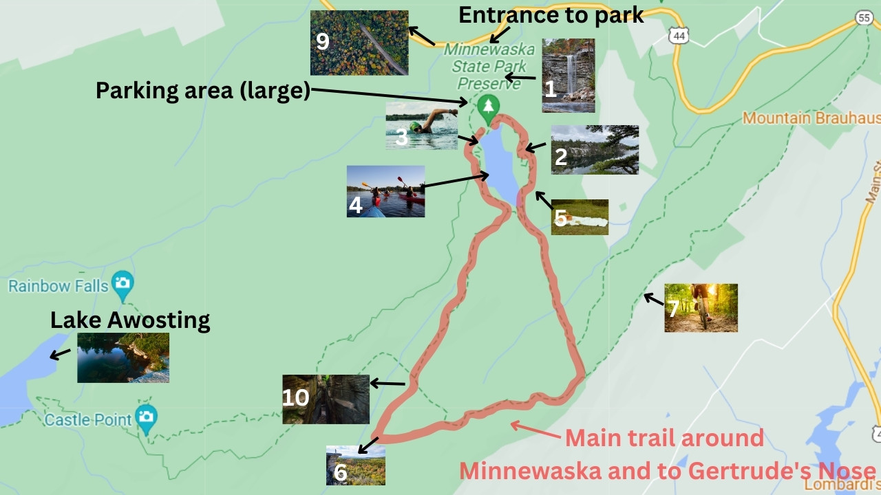 minnewaska state park map 04