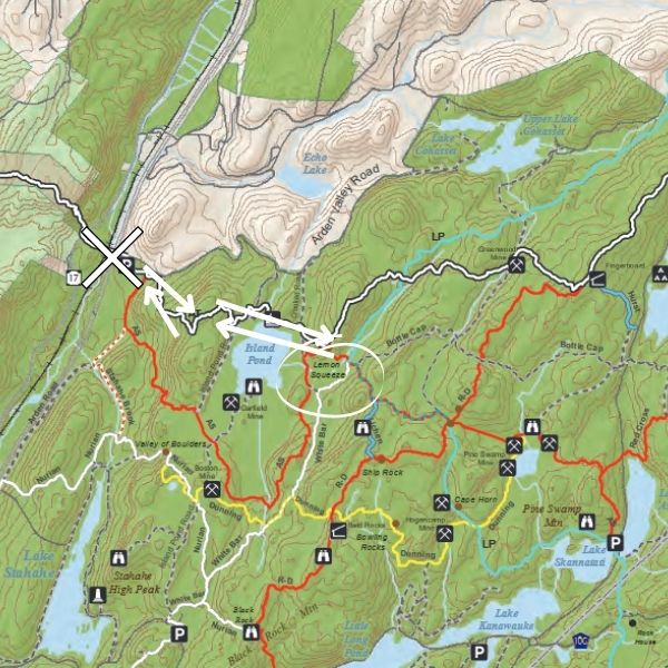 lemon squeeze appalachian trail hike option 1