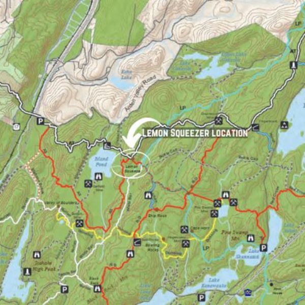 lemon squeezer appalachian trail map location 02