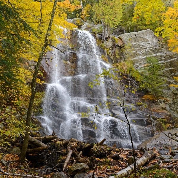 beaver meadow falls in adirondack mountains hike