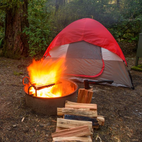 wildcat den state park camping