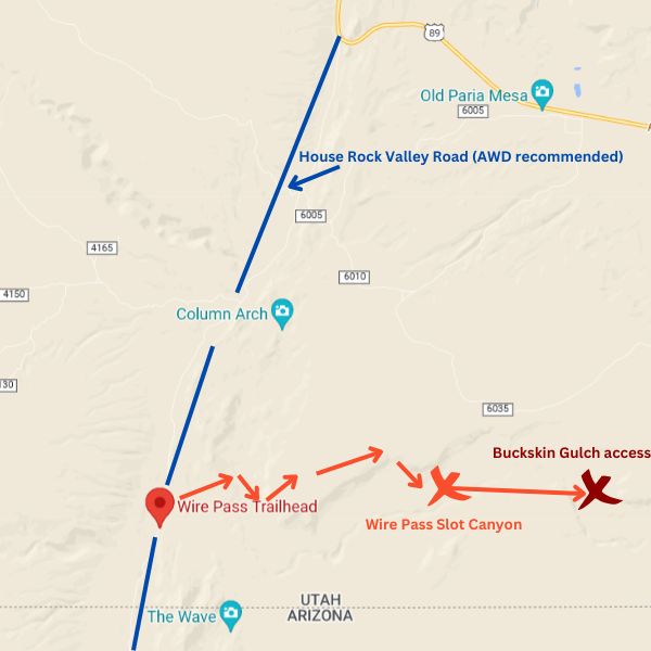 wire pass trail map 08