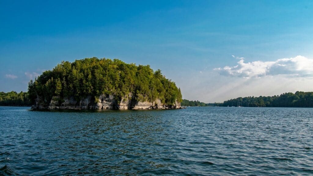 button bay state park in lake champlain vt