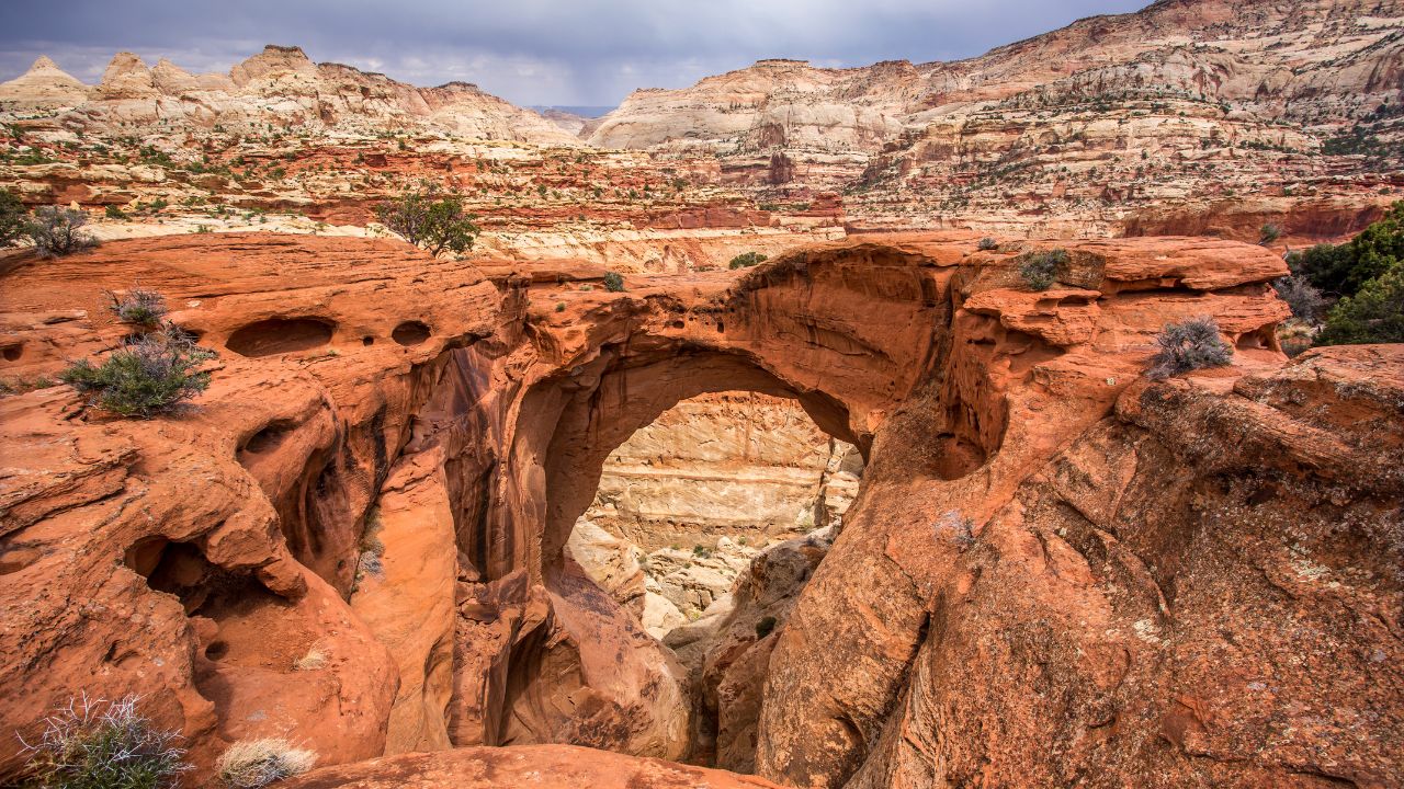 famous cassidy arch in utah