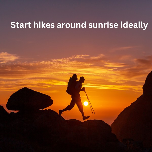 start early hiking tips for beginners 02