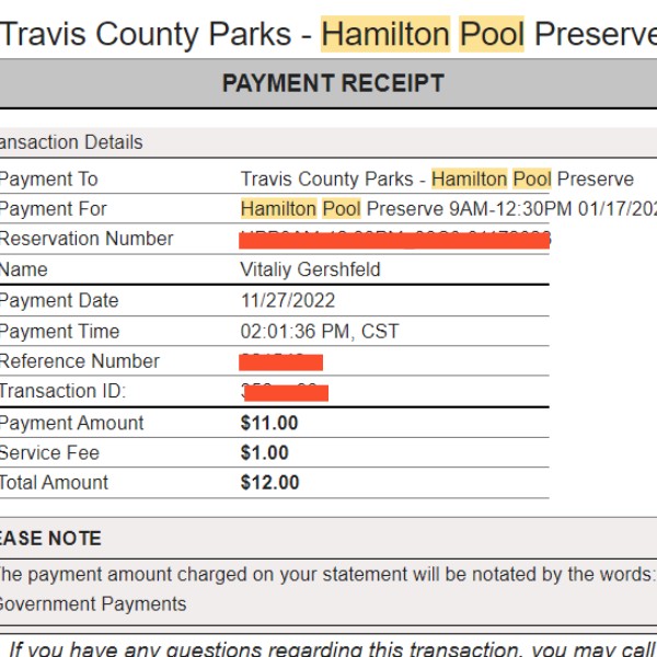 hamilton pool preserve permit screenshot 02