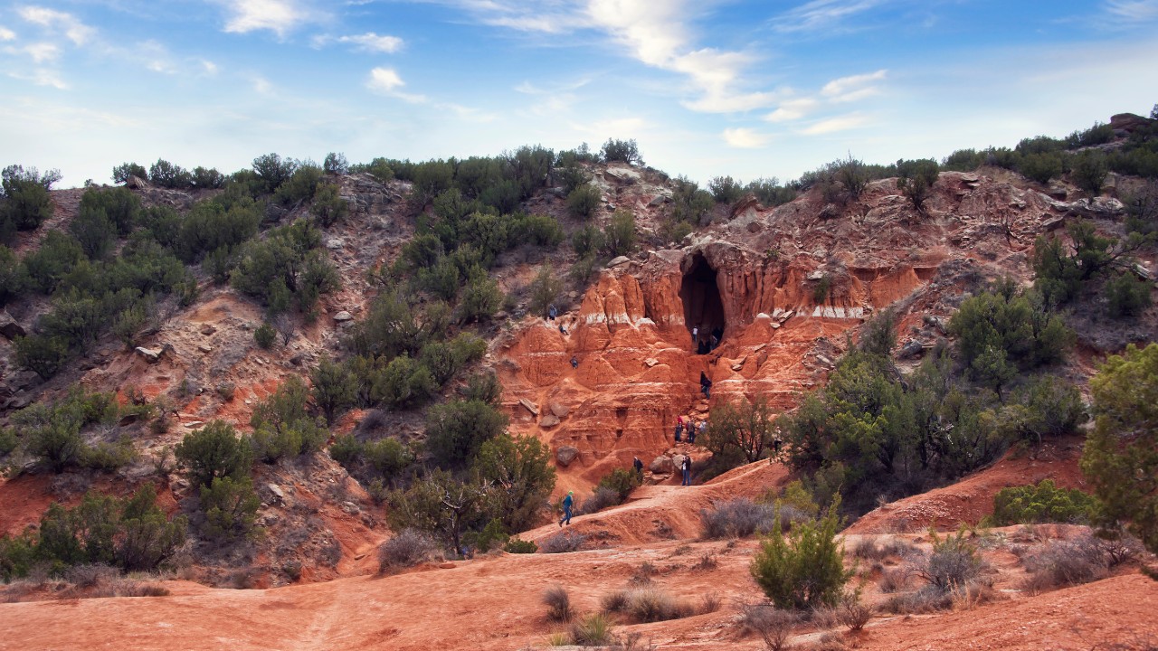 big cave hike palo duro canyon state park 05